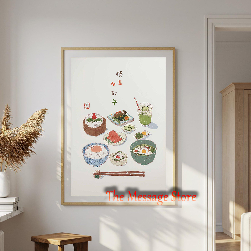 Japanese Food Breakfast Kawaii - Japanese Lifestyle Anime recension och pris