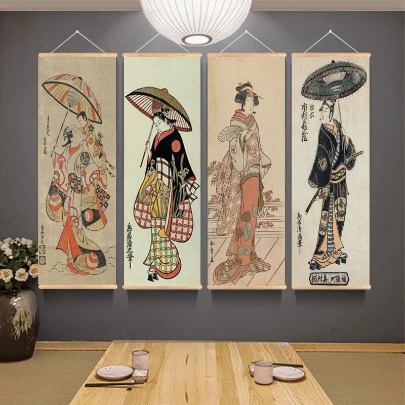 Anime Wall Scroll Poster Vinta - Japanese Lifestyle Anime recension och pris