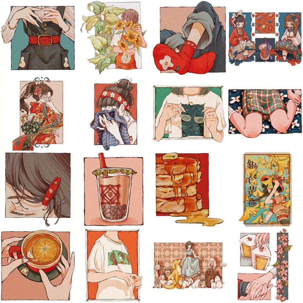 50Pcs Japanese Traditional Vin - Japanese Lifestyle Anime recension och pris